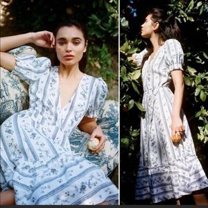 reformation Veronica floral print dress（xs）